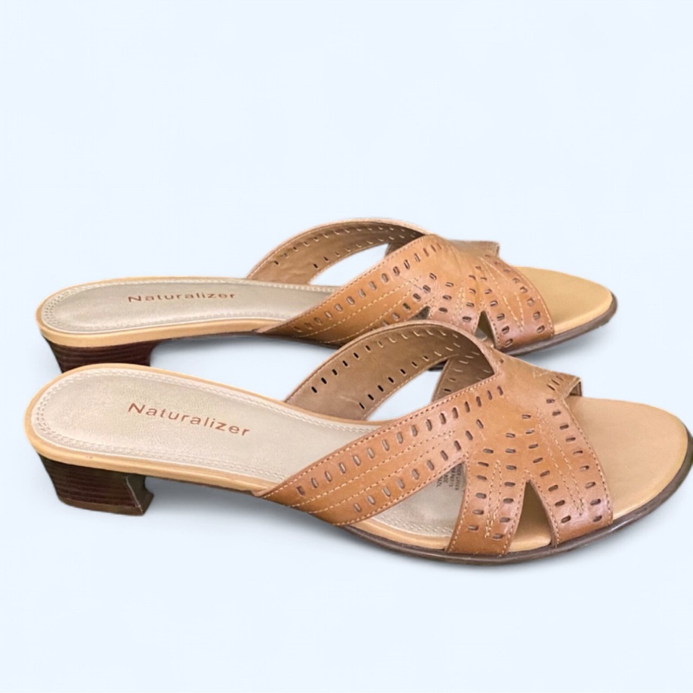 Naturalizer Women's Brown Heeled Sandals
